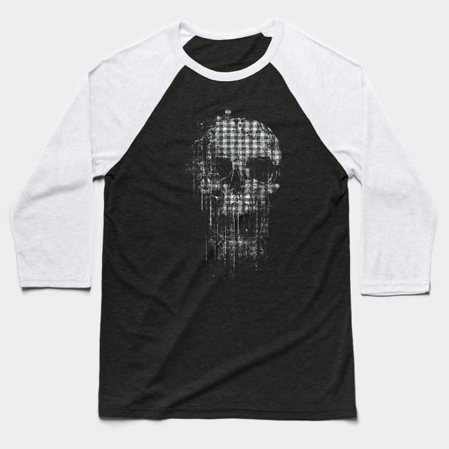 Cool Skull Baseball T-Shirt by RicoMambo